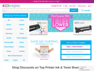 123inkjets.com screenshot