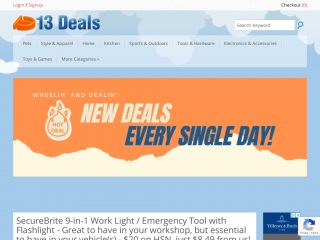 13deals.com screenshot