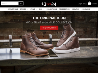 13to24shoes.com screenshot