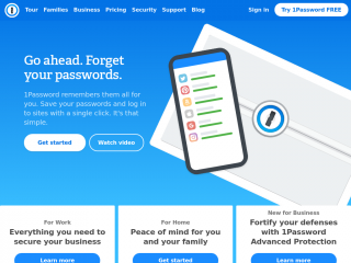 1password.com screenshot