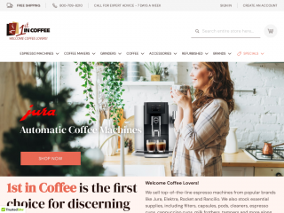 1stincoffee.com screenshot