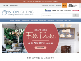 1stoplighting.com screenshot