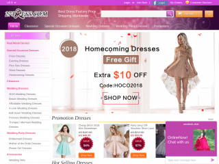 27dress.com screenshot