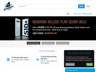 4gadgets.co.uk screenshot