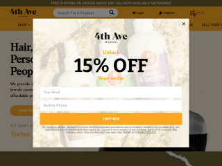 4thavemarket.com screenshot