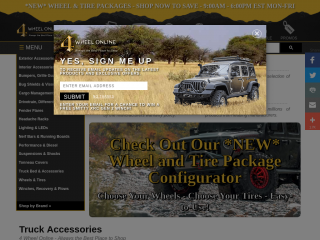 4wheelonline.com screenshot