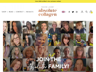 absolutecollagen.com screenshot