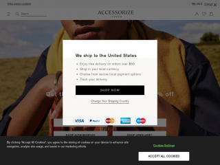 accessorize.com screenshot