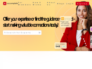 accomplishr.com screenshot