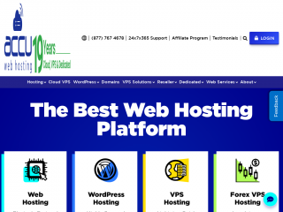 accuwebhosting.com screenshot