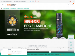 acebeam.com screenshot