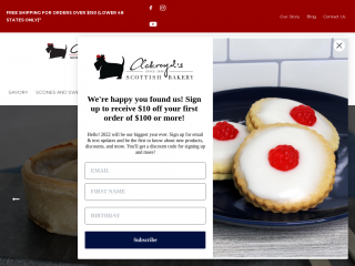 ackroydsbakery.com screenshot