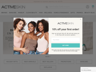 activeskin.com.au screenshot