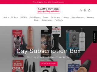 adamstoybox.com screenshot