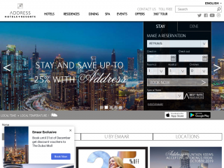 addresshotels.com screenshot