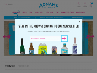 adnams.co.uk screenshot