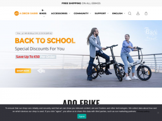 adoebike.com screenshot