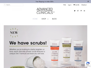 advancedclinicals.com screenshot