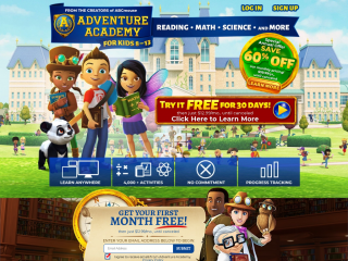 adventureacademy.com screenshot