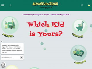 adventuretowntoys.com screenshot