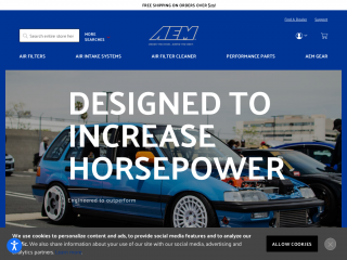 aemintakes.com screenshot