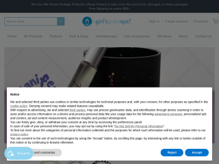 agirlsgottaspa.com screenshot