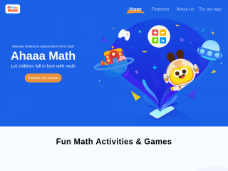 ahaaamath.com screenshot