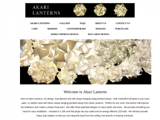 akarilanterns.com screenshot