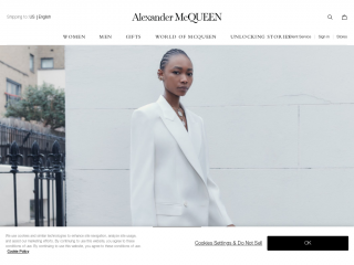 alexandermcqueen.com screenshot