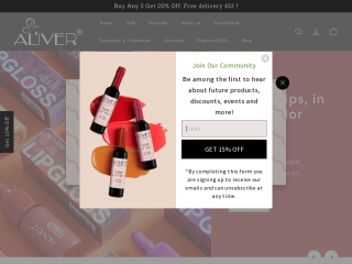 aliverofficial.com screenshot