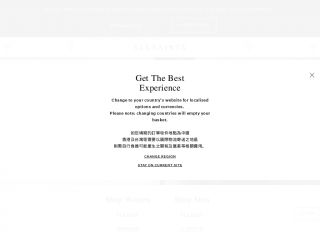 allsaints.com screenshot