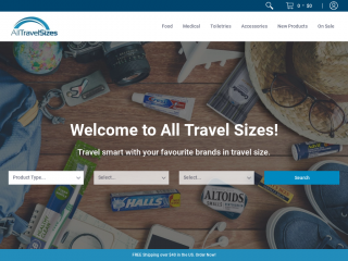alltravelsizes.com screenshot