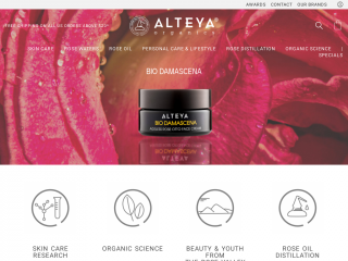 alteyaorganics.com screenshot