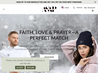 alwayssayaprayer.com screenshot