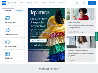 americanexpress.com screenshot