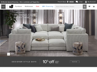 americansignaturefurniture.com screenshot