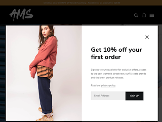 amsstreetwear.com screenshot