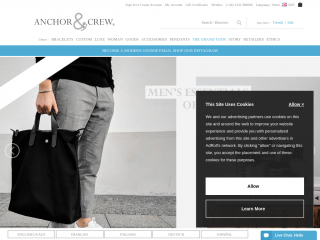 anchorandcrew.com screenshot