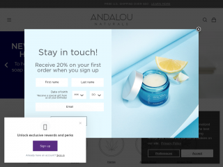 andalou.com screenshot