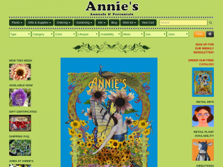 anniesannuals.com screenshot