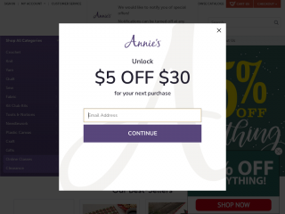 anniescatalog.com screenshot