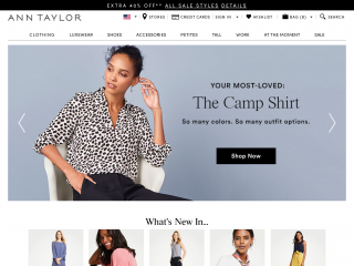 anntaylor.com screenshot