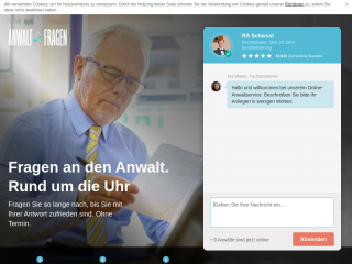 anwaltfragen.com screenshot