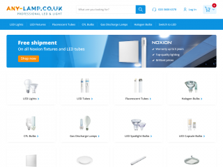 any-lamp.co.uk screenshot