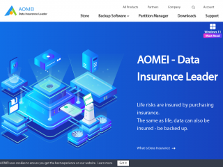 aomeitech.com screenshot