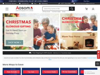 aosom.ca screenshot