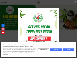 apolloayurveda.com screenshot