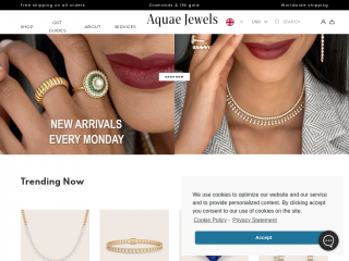 aquae-jewels.com screenshot
