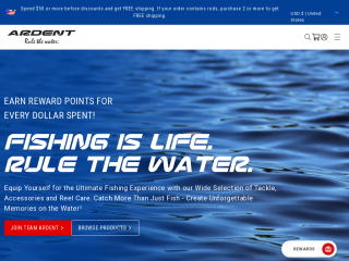 ardentoutdoors.com screenshot