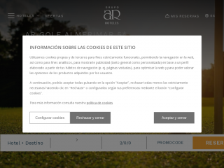 arhoteles.com screenshot